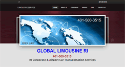 Desktop Screenshot of globallimousineri.com